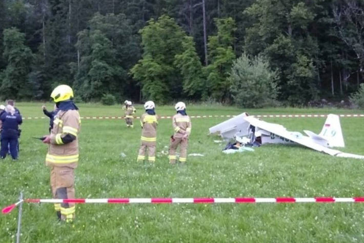 Flugunfall bei Notlandung in Lofer