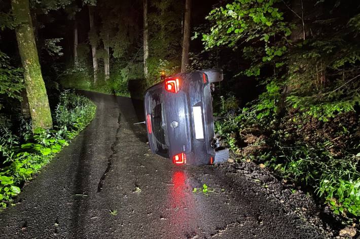 Beim Unfall in Zug von gestern, verletzte sich niemand.