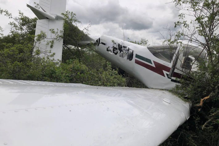 Absturz eines Leichtflugzeugs – Piloten schwer verletzt