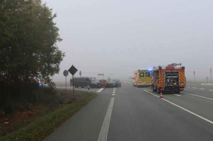 Eine 78-Jährige Autofahrerin missachtete die Vorfahrt.