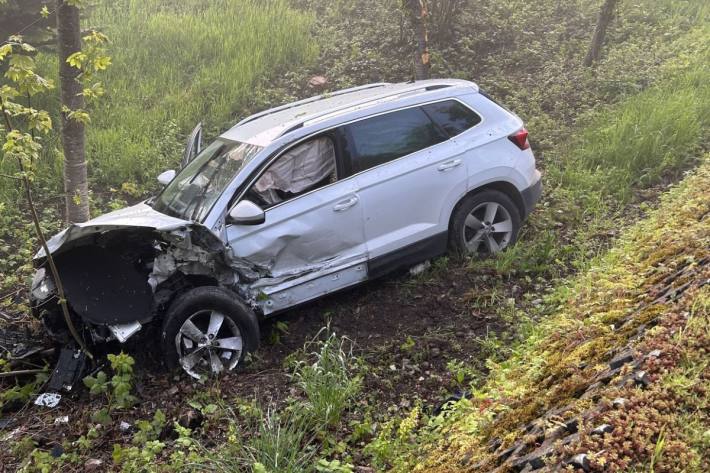 Der Lenker im Skoda wurde beim Unfall in Full-Reuenthal leicht verletzt.