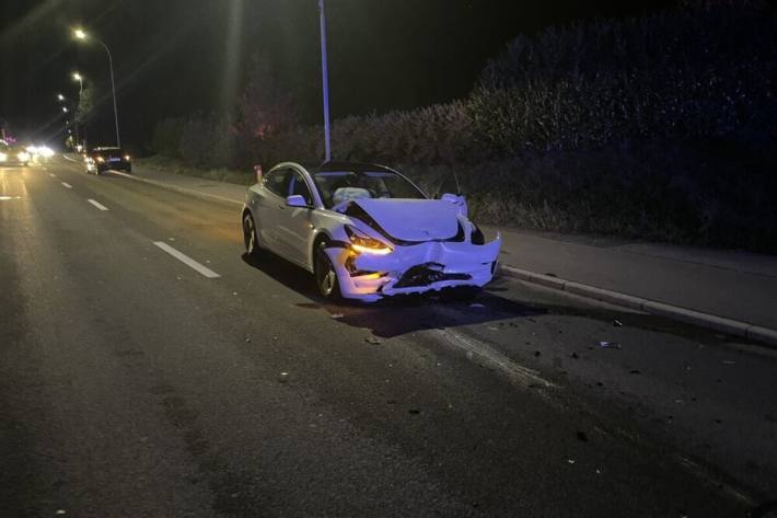 Nach dem Unfall kam es zu Verkehrsbehinderungen