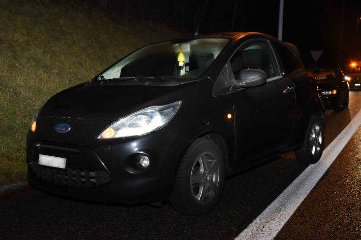 Eine Autofahrerin wurde leicht verletzt.