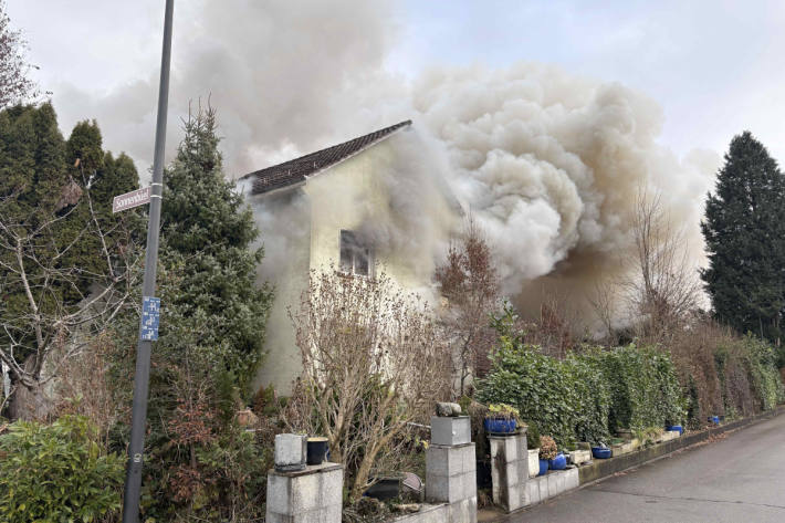 Eine Katze des Bewohners konnte nur tot geborgen werden.