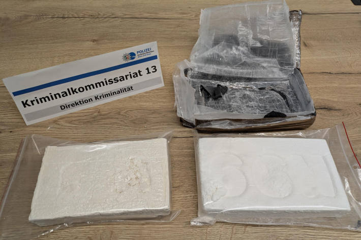 Rund 2 Kilogramm Kokain wurden sichergestellt.