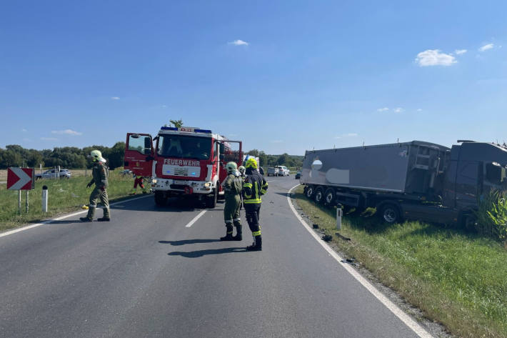 Die L116 war für rund vier Stunden vollständig gesperrt.