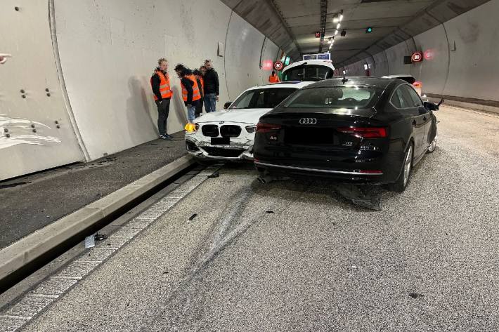 Der Belchentunnel musste gesperrt werden.