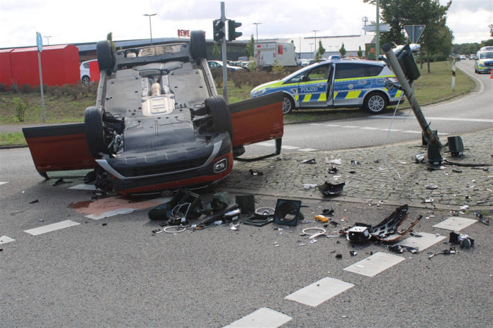 Ampelausfall nach Unfall auf der B56