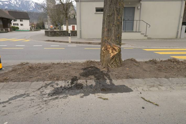 In Ruggell FL kam es zu einem Unfall mit Sachschaden.