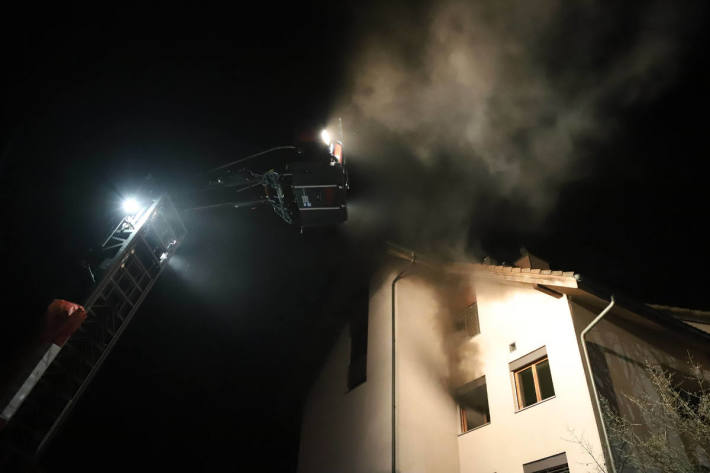 Wohnung in Vollbrand
