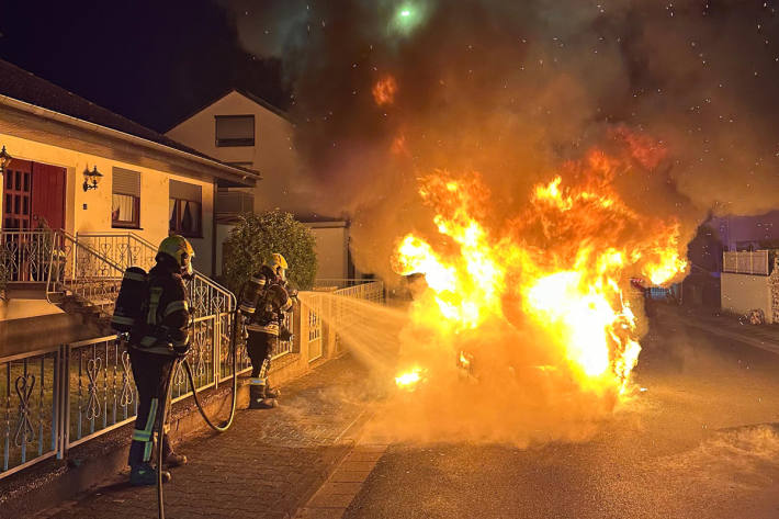 Die Feuerwehr konnte den Brand zügig löschen.