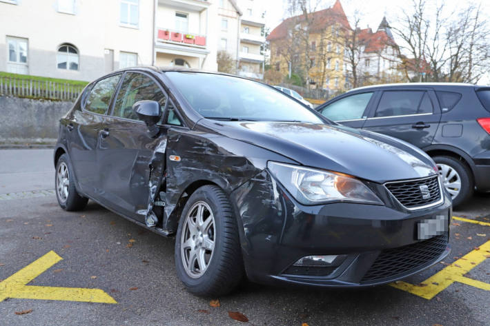 Unfall in der Specherstrasse in St.Gallen