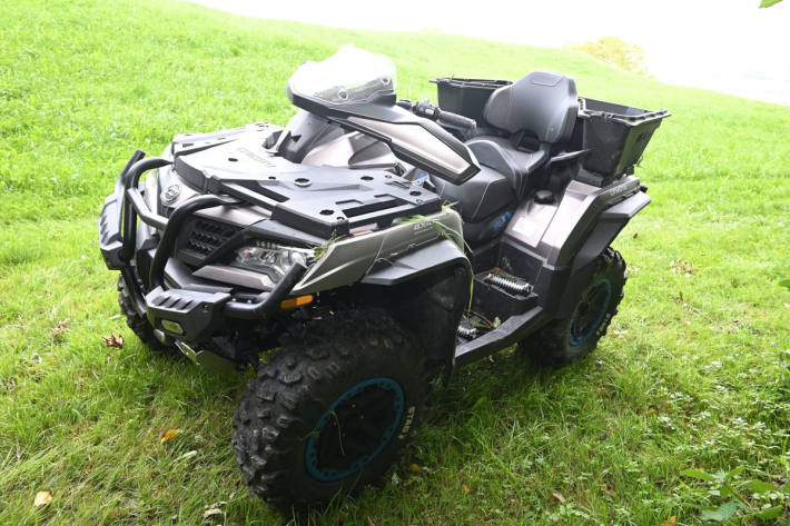 Das Quad überschlug sich mehrfach.