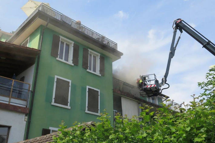 Brandfall erfordert Feuerwehreinsatz in Zwingen BL