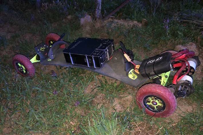 Das Elektro-Skateboard wurde in Kirrweiler sichergestellt