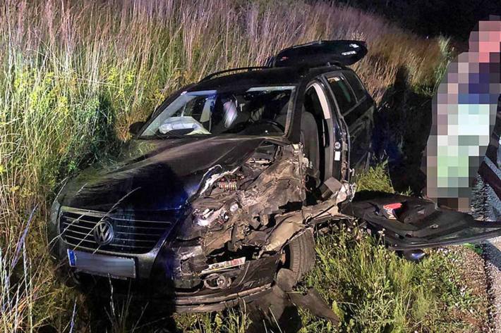 Bei einem Verkehrsunfall in Sauggern wurden insgesamt fünf Menschen verletzt