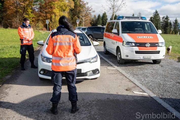 Polizeiaktion gegen Lärm im Strassenverkehr (Symbolbild)