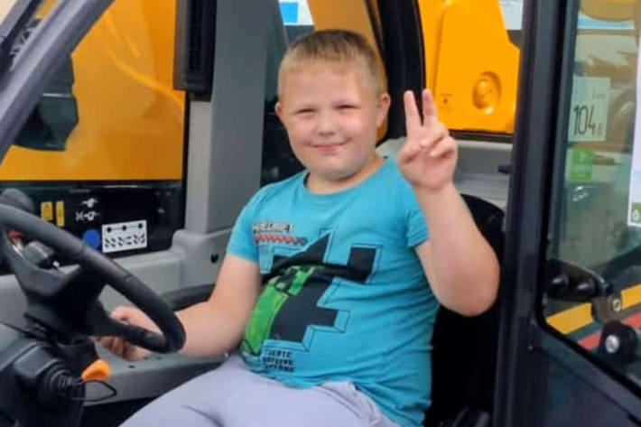 Foto des 8-Jährigen.