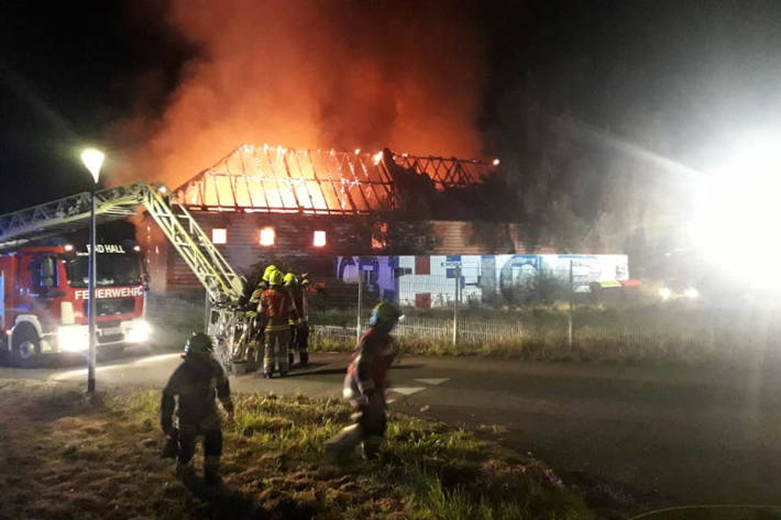 Leerstehendes Bauernhaus geriet in Vollbrand in Rohr im Kremstal