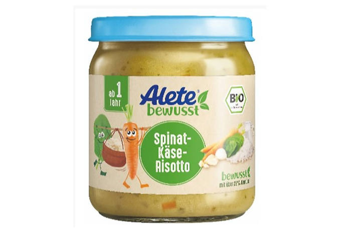 Alete bewusst „Spinat Käse Risotto“