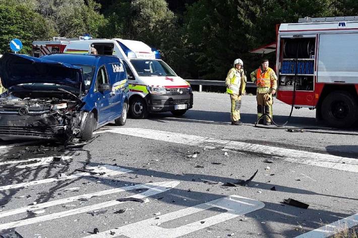 Verkehrsunfall mit Verletzung in Nüziders