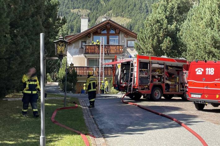 Brand in Samedan