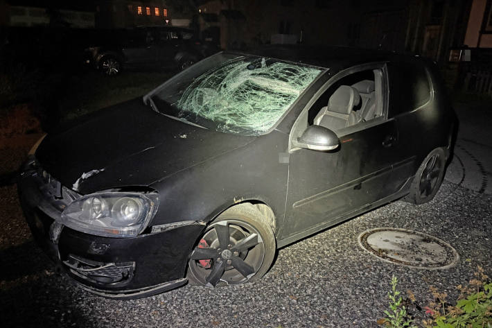 Sekundenschlaf führte zur Kollision