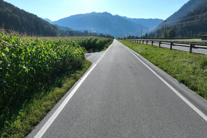 Der Velofahrer wurde schwer verletzt.