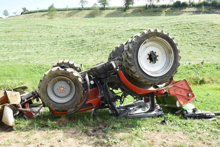 Der Landwirt wurde schwer verletzt