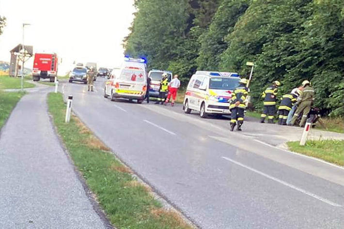 Sturz mit Motorrad in Alt Ossiach