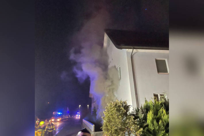  Brand in Kellerabteil eines Mehrfamilienhauses