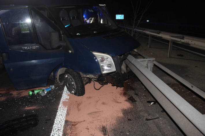 Drei Verletzte bei Auffahrunfall auf der A6 bei Bruchmühlbach-Miesau