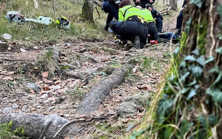 Selbstunfall mit Fahrrad endet im Spital