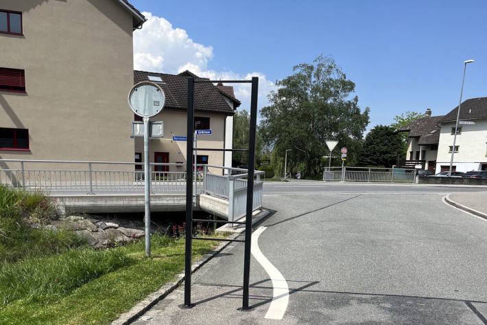 Verkehrssignal gestohlen