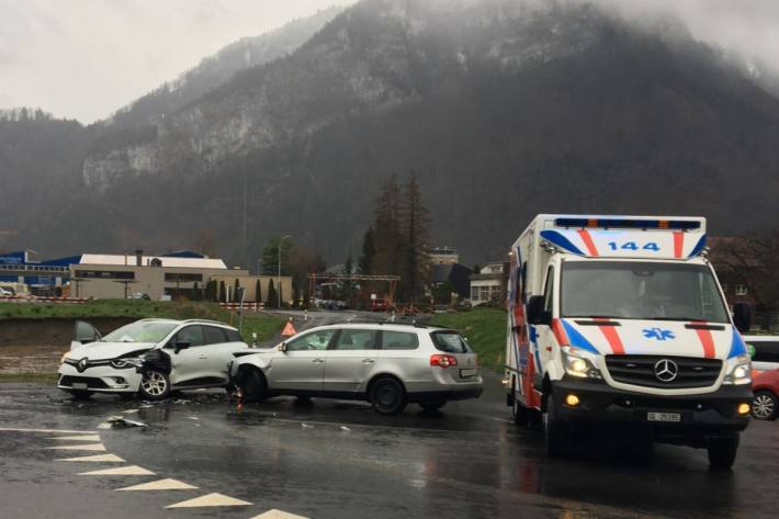 Ein Fahrzeug wurde übersehen.