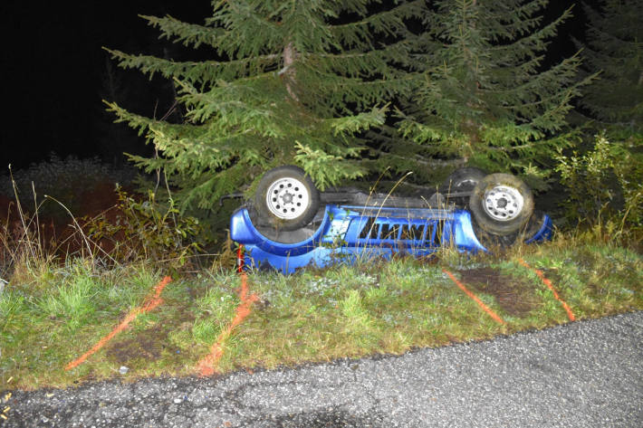 Selbstunfall mit landwirtschaftlichem Motorkarren in Curaglia GR