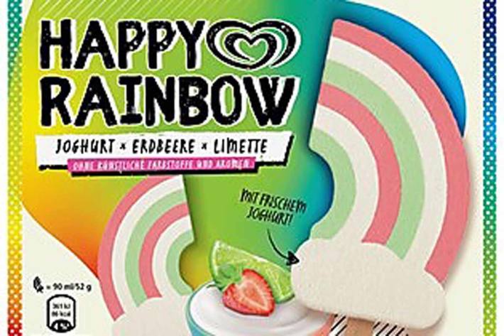 Unilever Austria ruft mehrere Chargen Eiscreme der Sorte „Eskimo Happy Rainbow“ zurück
