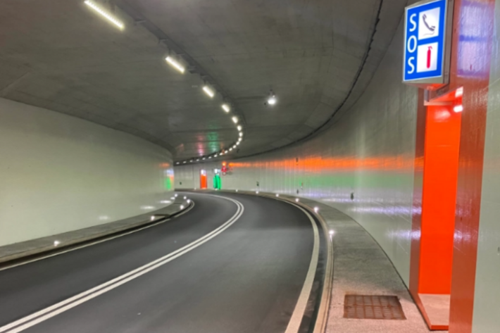 Sicherheitsanlagen im Tunnel Geissbüel