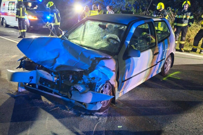 Die 17-jährige Lenkerin wurde schwer verletzt.