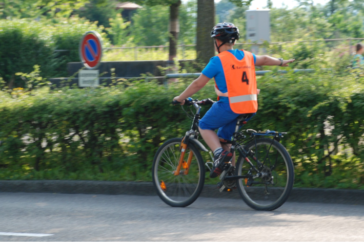 Die Verkehrsausbildung der Kinder geniesst einen hohen Stellenwert.