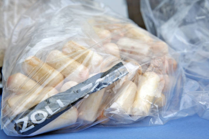 Insgesamt 1,3 Kilo Kokain befanden sich im Körper des Mannes.