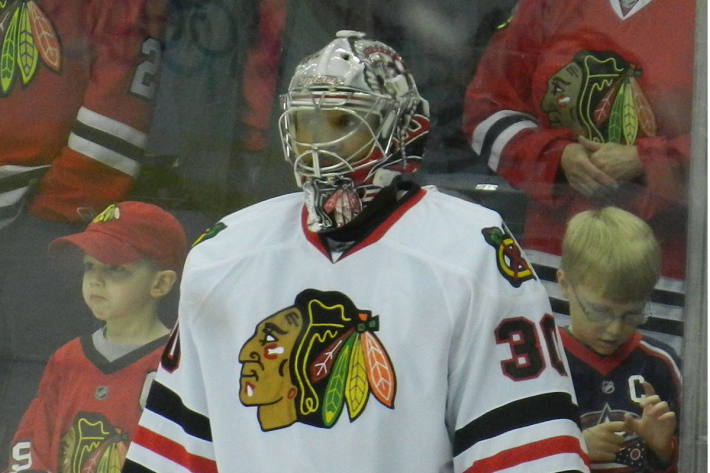 Ray Emery im Dress der Blackhawks