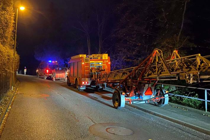 Dank dem raschen Feuerwehreinsatz konnte in Walchwil Schlimmeres verhindert werden