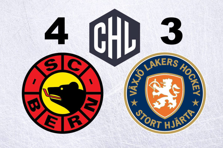 Schlussresultat zwischen den SC Bern und den Växjö Lakers