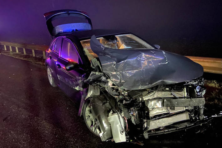 Unfall unter Alkoholeinfluss auf der Autobahn
