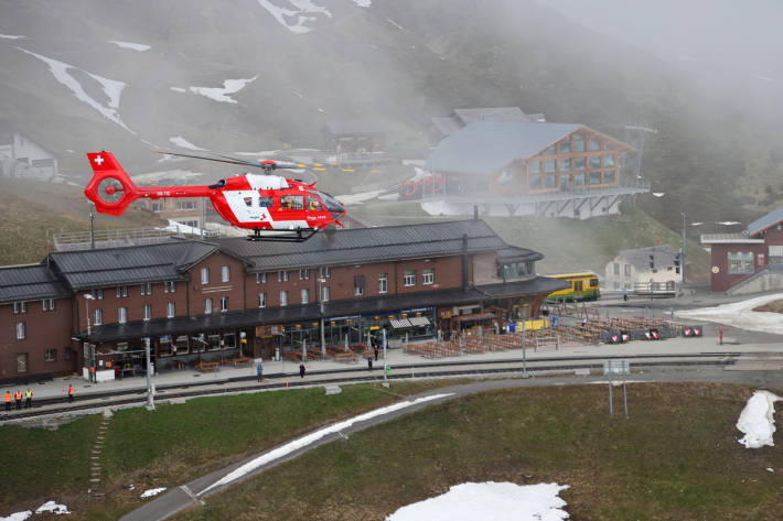 Einsatz bei Wetterumschwung mit neuem Helikopter