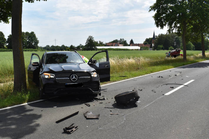 Verkehrsunfall mit 3 Verletzten