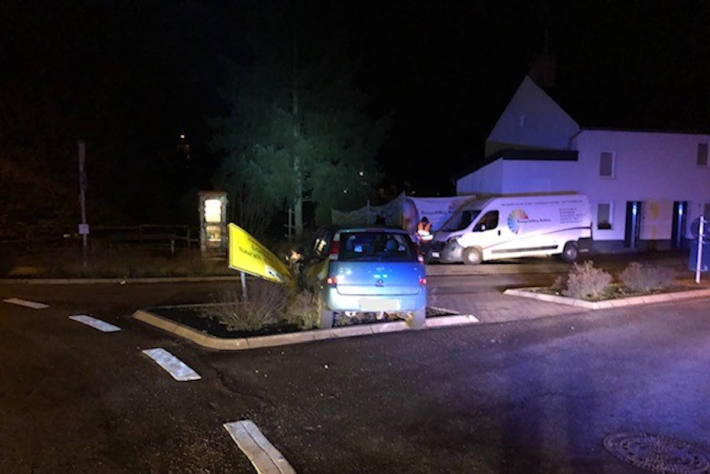 Flüchtender Fahrer gestoppt in Hetzerath