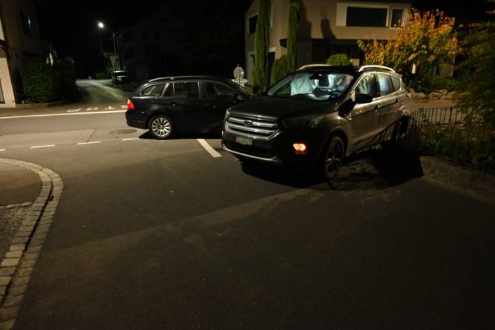 In Balgach hat sich ein Unfall ereignet mit einem Fahrer ohne gültigen Führerschein.