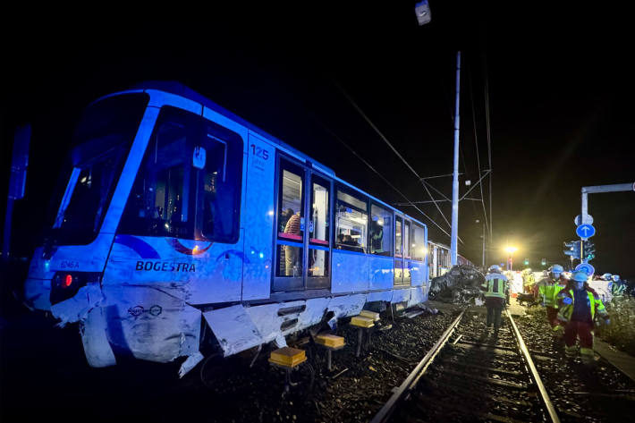 Der Pkw-Fahrer wurde bei dem Unfall lebensgefährlich verletzt.